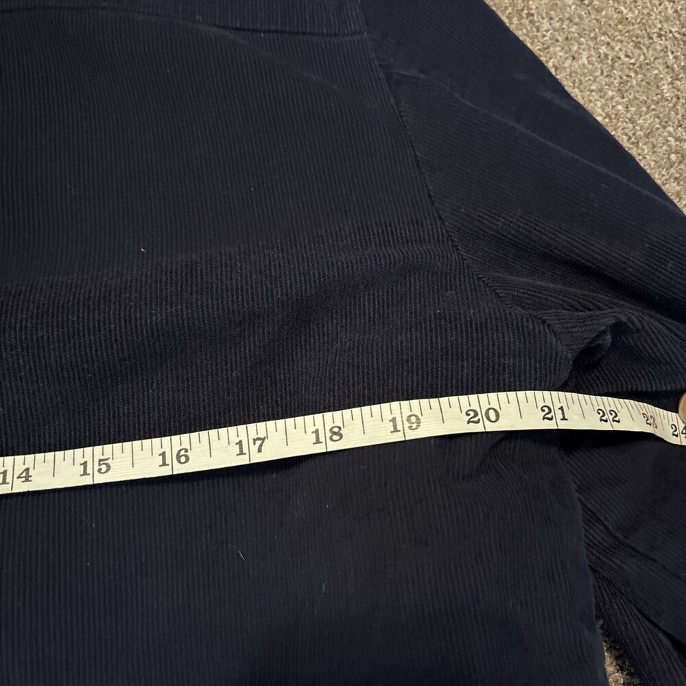 Levis Tracker Jacket Mens Small Blue Corduroy Sherpa Fleece Lined Flap Pocket - Picture 3 of 11